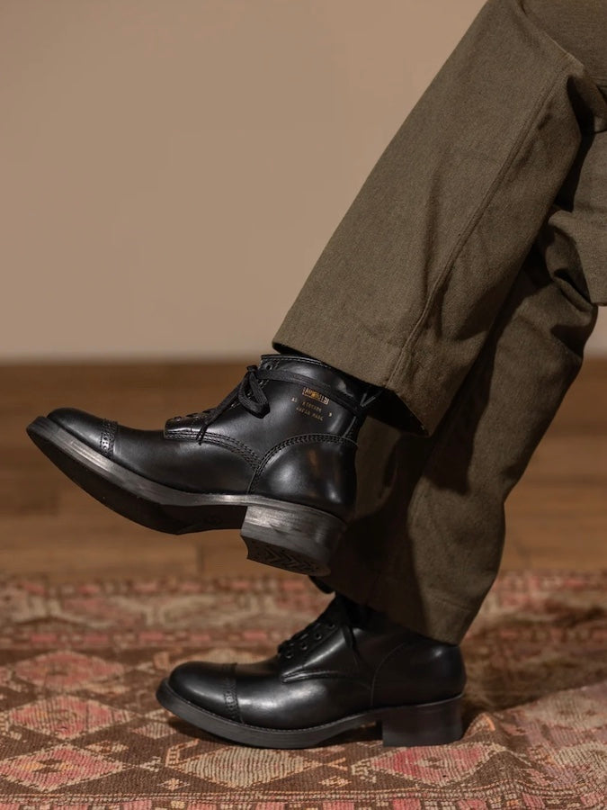 ADDICT BOOTS - AB-02CH-ST HORSEHIDE CAP TOE LACE-UP STANDARD