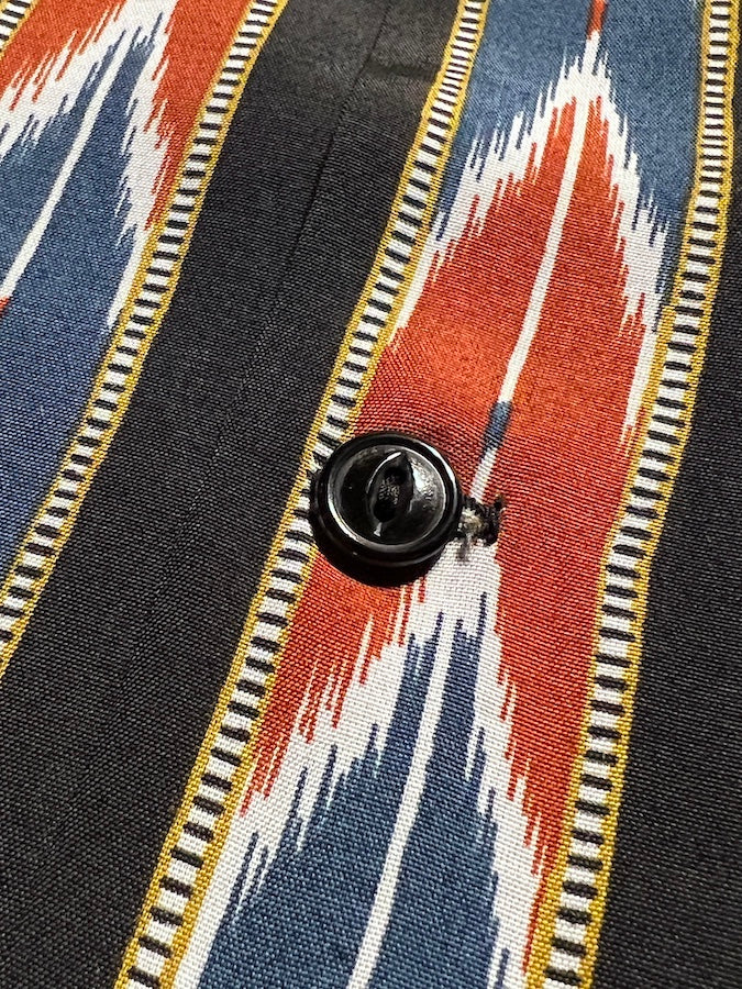 WEARMASTERS by Attractions - Lot.832 Native Print Rayon Shirt - Black