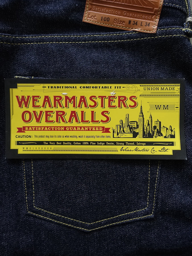 WEARMASTERS by Attractions - Lot.100 Denim Pants - 13.7oz Raw Selvedge Denim - Regular Straight