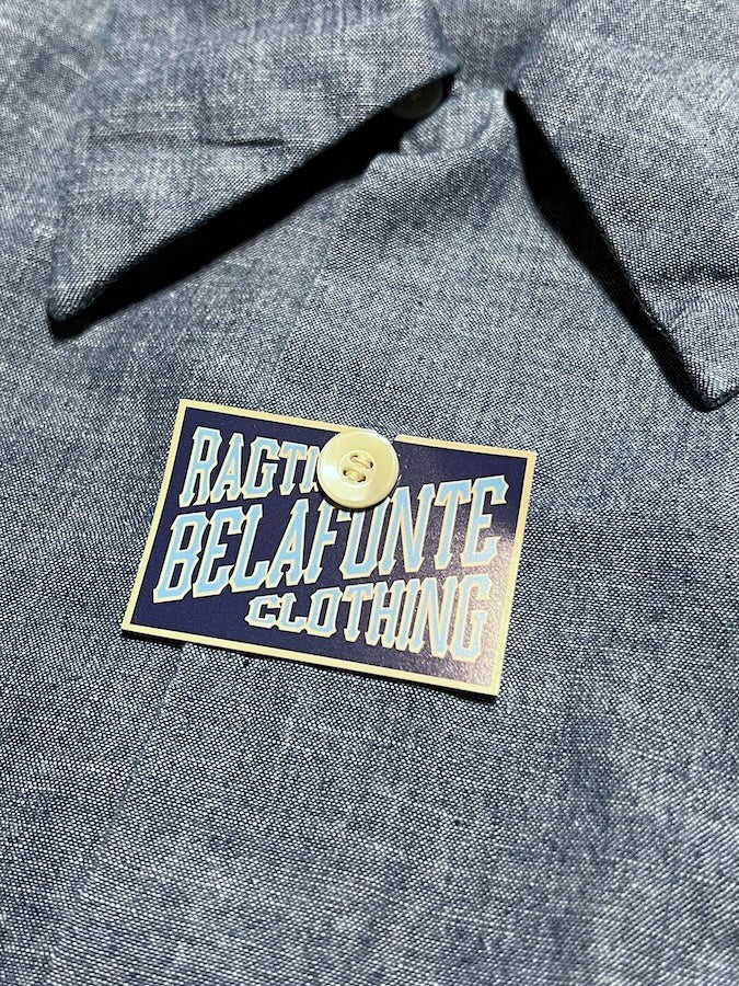 OPEN COLLAR SQUARE FLAP POCKET SHIRT