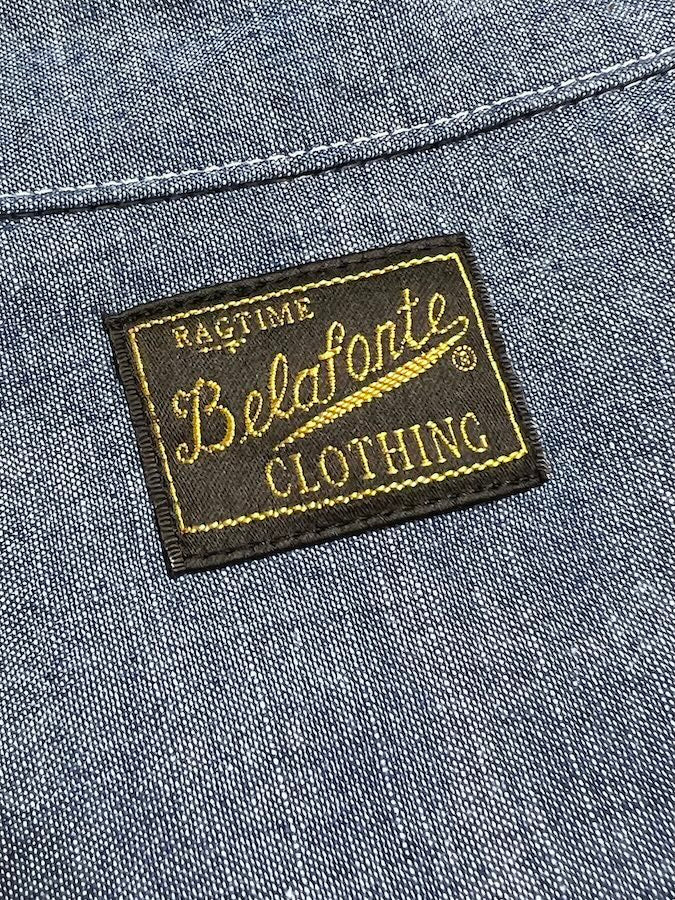 OPEN COLLAR SQUARE FLAP POCKET SHIRT