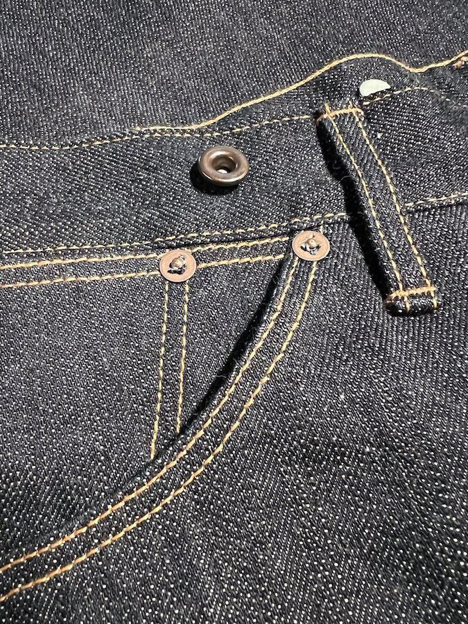 GARAGE DENIM BUCKLE BACK 11.5oz - INDIGO