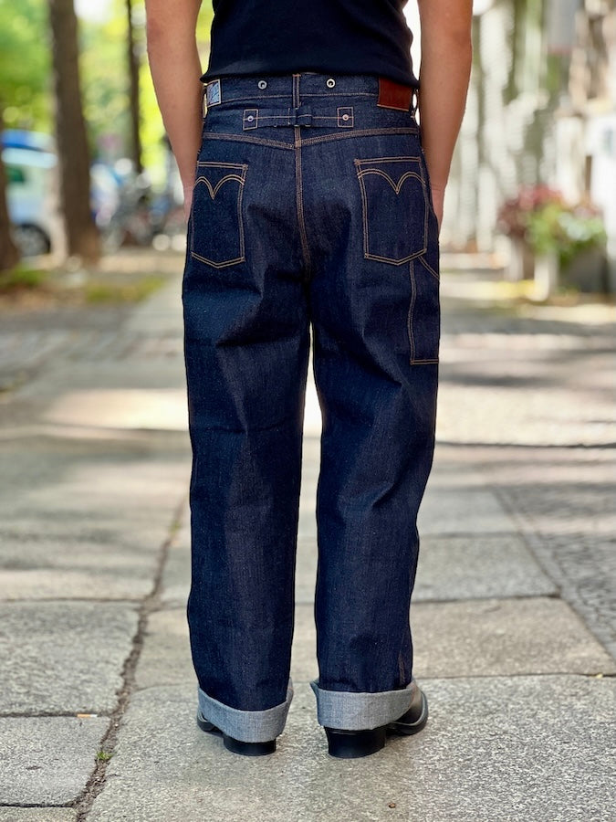 GARAGE DENIM BUCKLE BACK 11.5oz - INDIGO