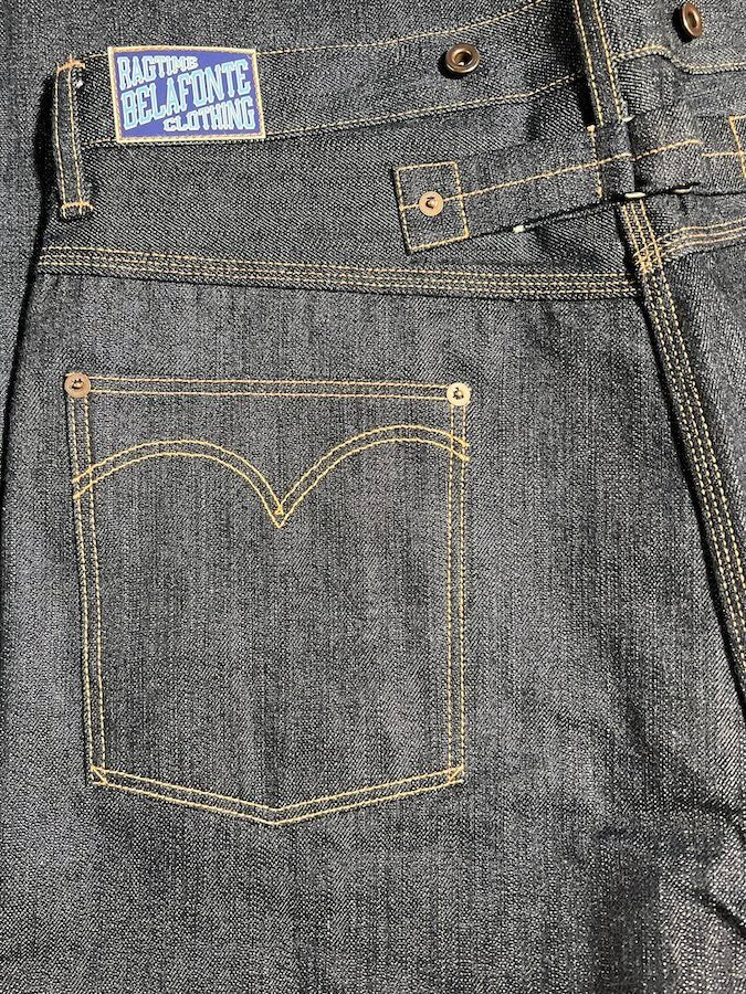 GARAGE DENIM BUCKLE BACK 11.5oz - INDIGO