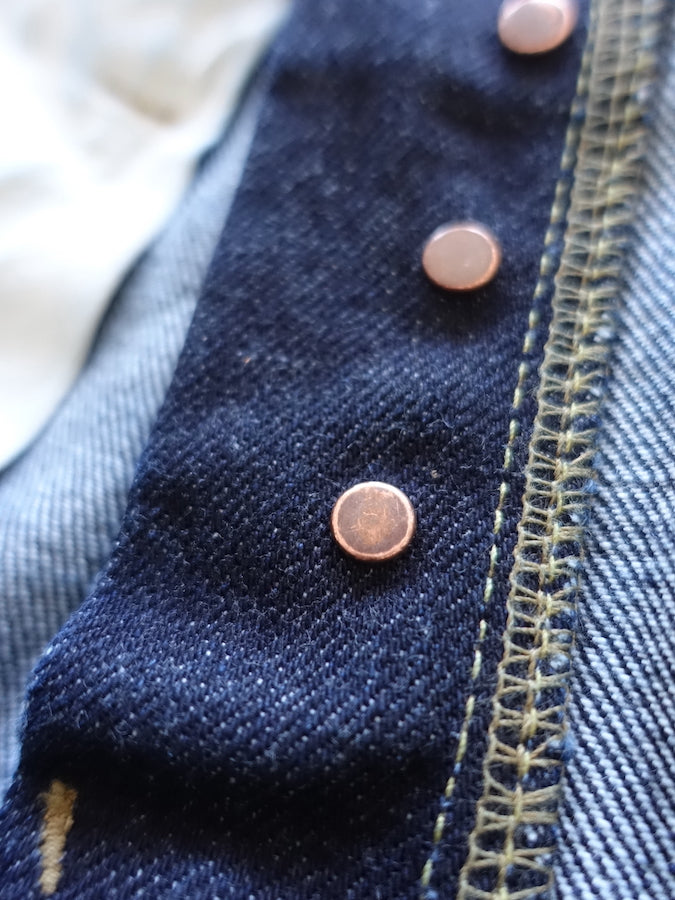 BIG JOHN - M106G (000A) - Extremely Heavy 23oz Selvedge Denim - "TOUGH JEANS" Slim Fit