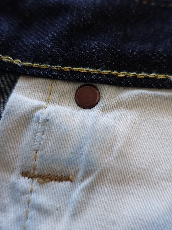 BIG JOHN - M106G (000A) - Extremely Heavy 23oz Selvedge Denim - "TOUGH JEANS" Slim Fit