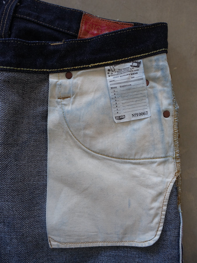 BIG JOHN - M106G (000A) - Extremely Heavy 23oz Selvedge Denim - "TOUGH JEANS" Slim Fit
