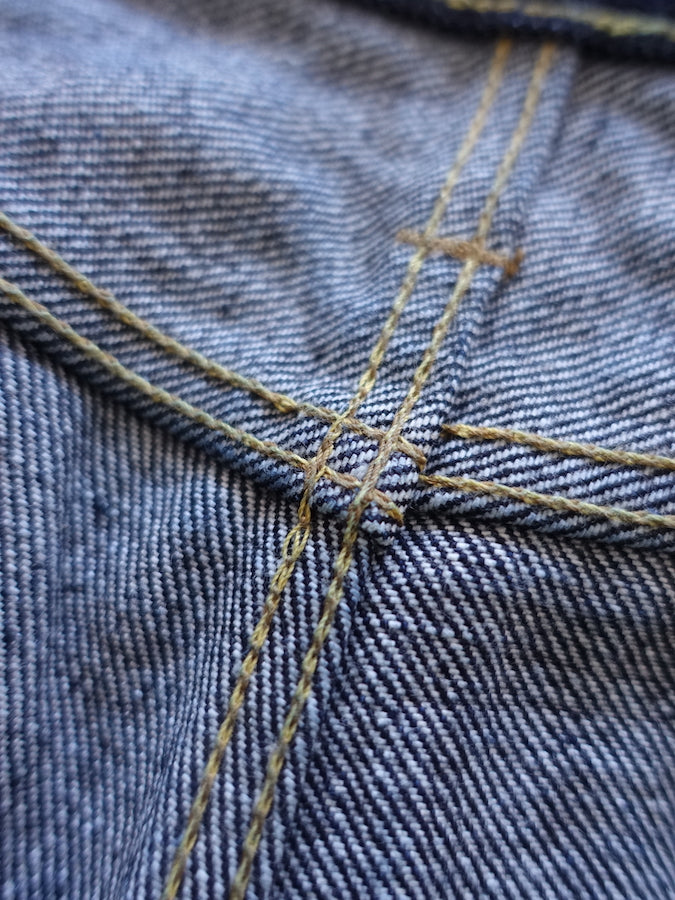 BIG JOHN - M106G (000A) - Extremely Heavy 23oz Selvedge Denim - "TOUGH JEANS" Slim Fit