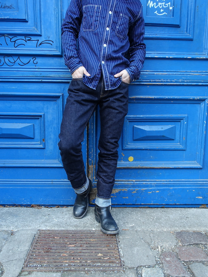 BIG JOHN - M106G (000A) - Extremely Heavy 23oz Selvedge Denim - "TOUGH JEANS" Slim Fit