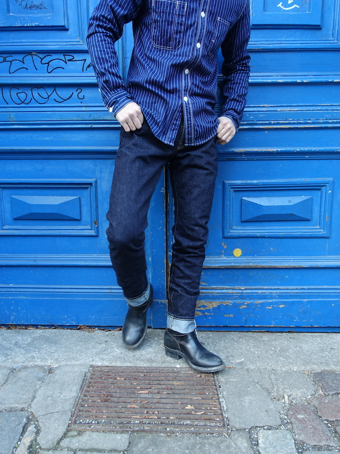BIG JOHN - M106G (000A) - Extremely Heavy 23oz Selvedge Denim - "TOUGH JEANS" Slim Fit