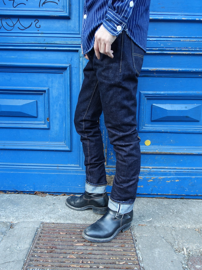 BIG JOHN - M106G (000A) - Extremely Heavy 23oz Selvedge Denim - "TOUGH JEANS" Slim Fit