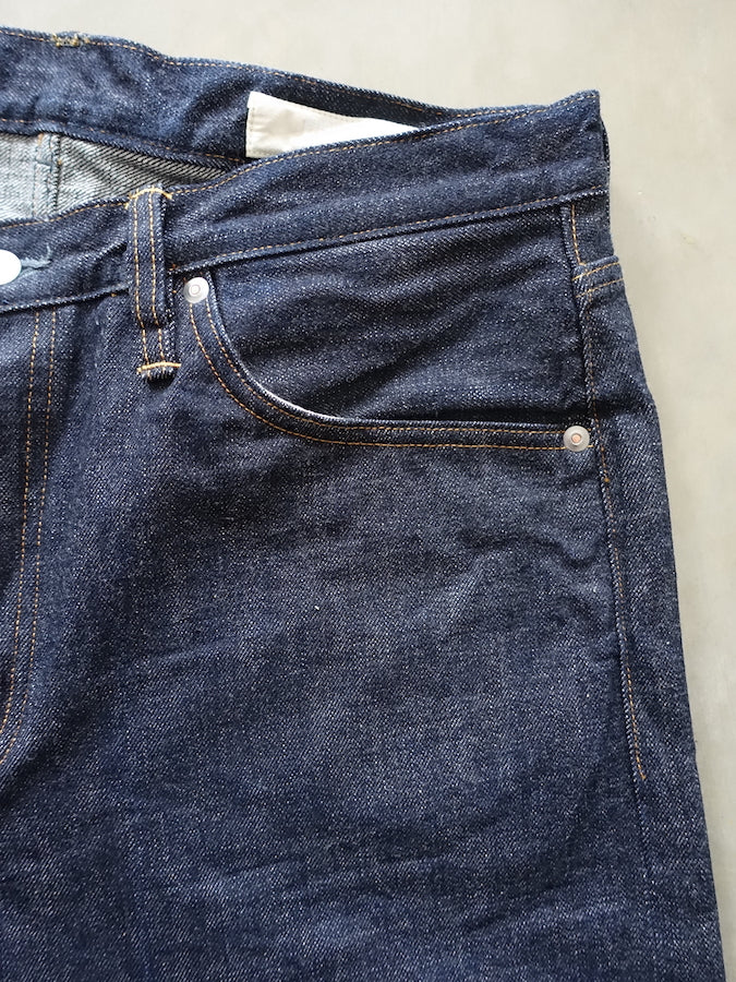 BIG JOHN - R008 (000W) - FLAGSHIP MODEL "RARE" - 15.5oz SAKAMOTO Selvedge Denim - Straight