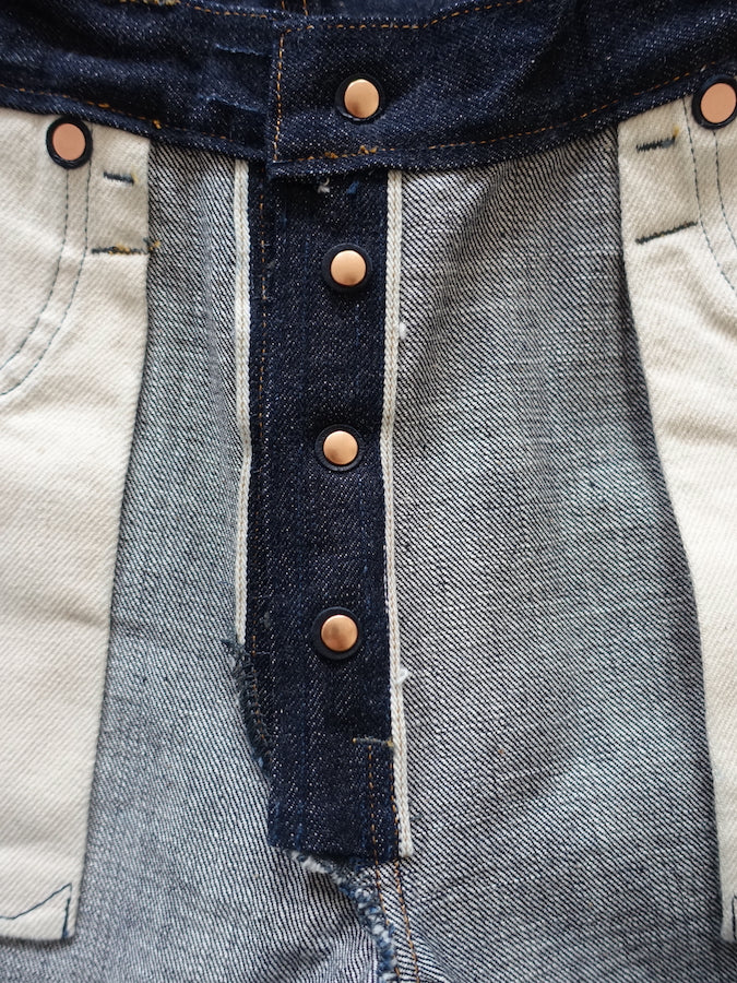 BIG JOHN - R008 (000W) - FLAGSHIP MODEL "RARE" - 15.5oz SAKAMOTO Selvedge Denim - Straight