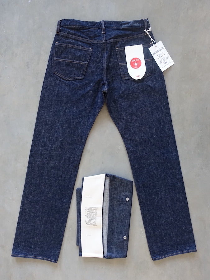 BIG JOHN - R008 (000W) - FLAGSHIP MODEL "RARE" - 15.5oz SAKAMOTO Selvedge Denim - Straight