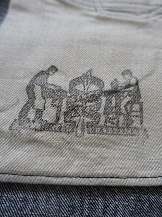 BIG JOHN - R008 (000W) - FLAGSHIP MODEL "RARE" - 15.5oz SAKAMOTO Selvedge Denim - Straight