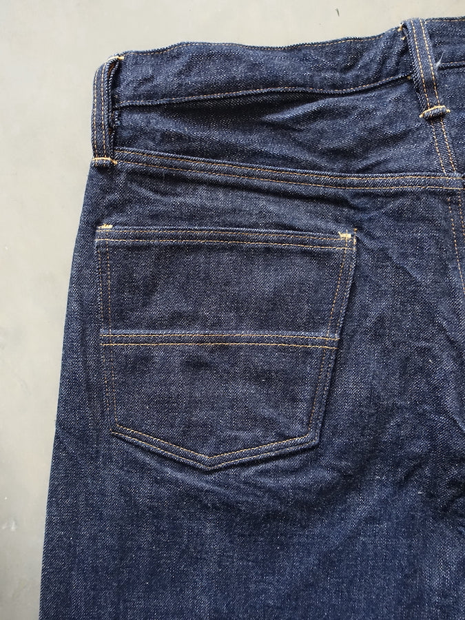 BIG JOHN - R008 (000W) - FLAGSHIP MODEL "RARE" - 15.5oz SAKAMOTO Selvedge Denim - Straight