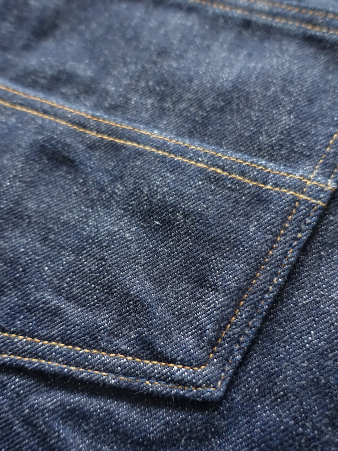 BIG JOHN - R008 (000W) - FLAGSHIP MODEL "RARE" - 15.5oz SAKAMOTO Selvedge Denim - Straight