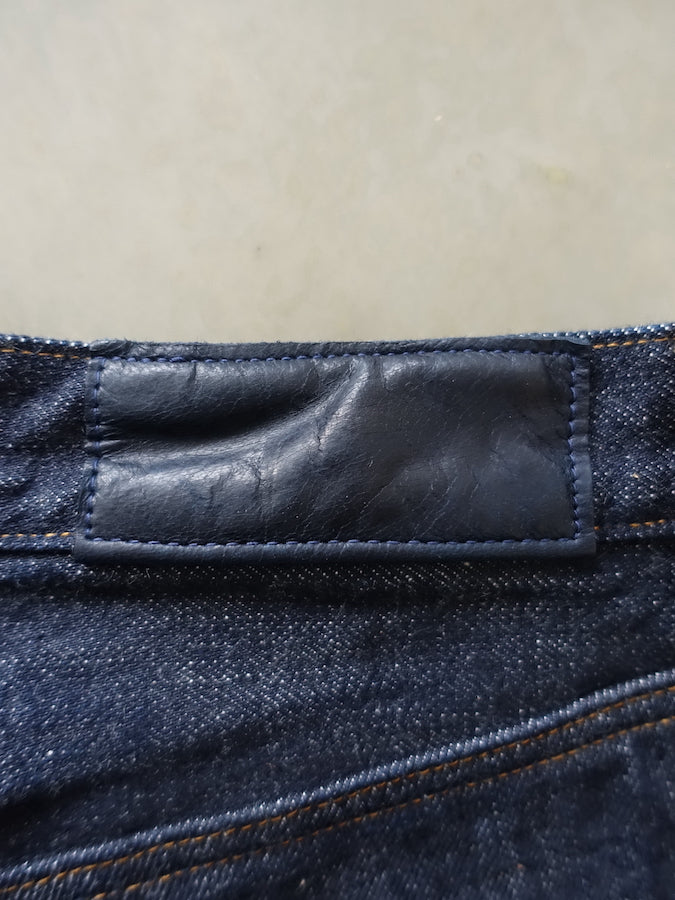 BIG JOHN - R008 (000W) - FLAGSHIP MODEL "RARE" - 15.5oz SAKAMOTO Selvedge Denim - Straight