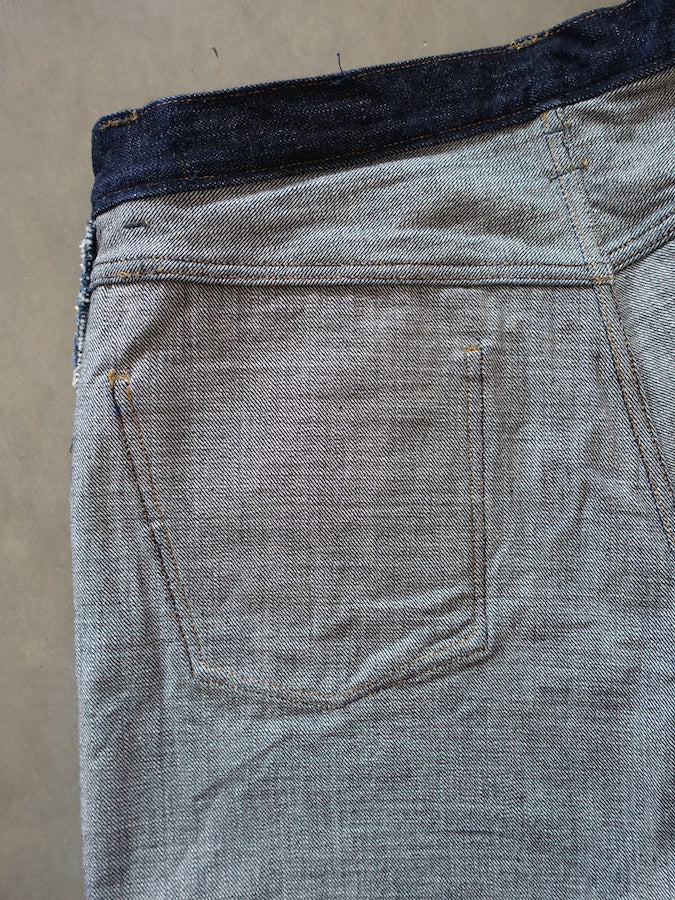 BIG JOHN - R008 (000W) - FLAGSHIP MODEL "RARE" - 15.5oz SAKAMOTO Selvedge Denim - Straight