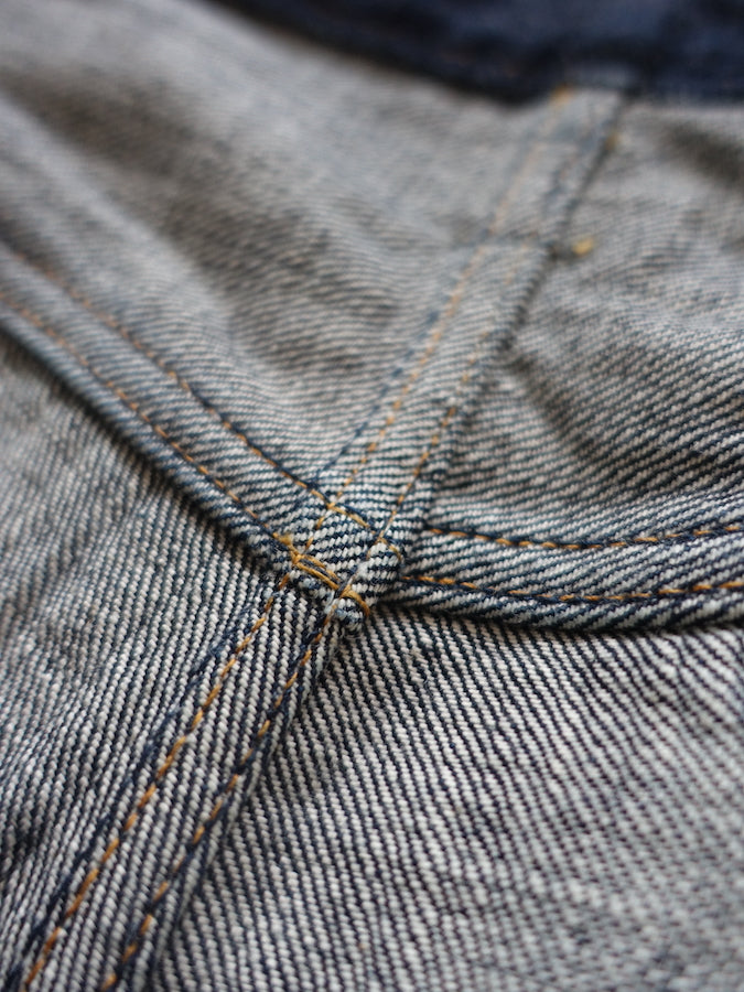 BIG JOHN - R008 (000W) - FLAGSHIP MODEL "RARE" - 15.5oz SAKAMOTO Selvedge Denim - Straight