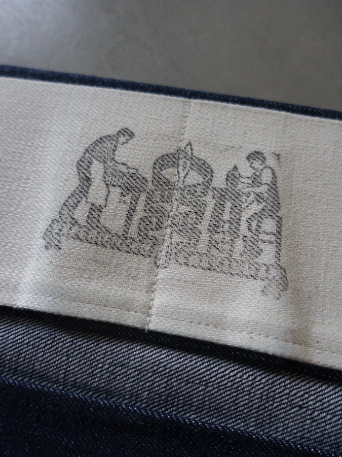 BIG JOHN - R008 (000W) - FLAGSHIP MODEL "RARE" - 15.5oz SAKAMOTO Selvedge Denim - Straight