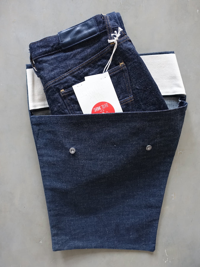 BIG JOHN - R008 (000W) - FLAGSHIP MODEL "RARE" - 15.5oz SAKAMOTO Selvedge Denim - Straight