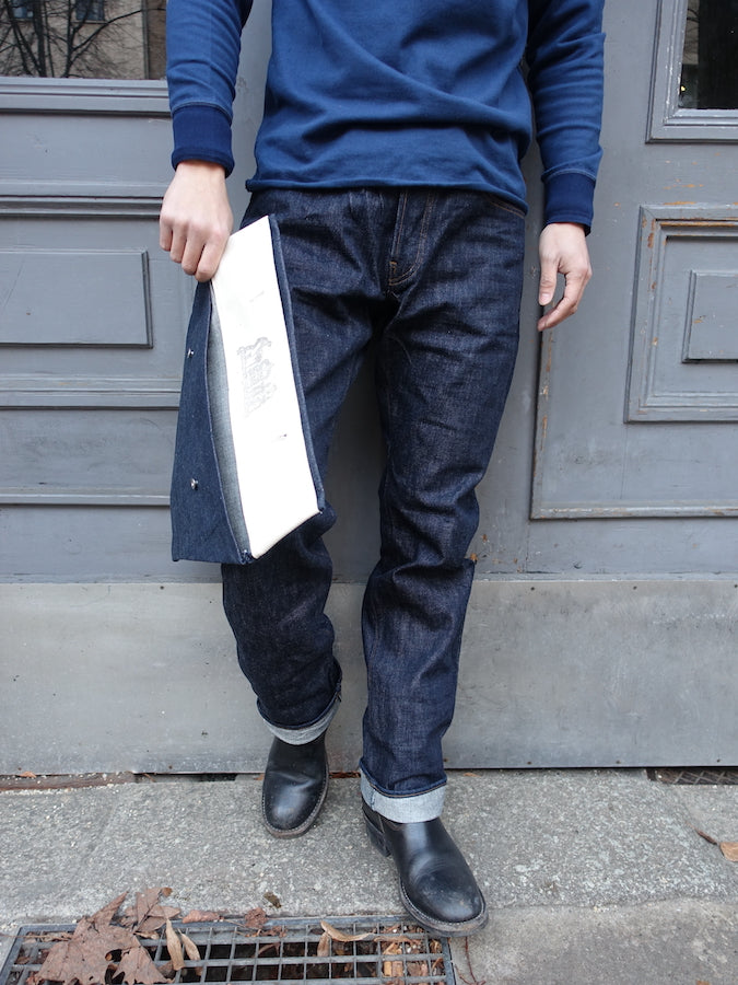 BIG JOHN - R008 (000W) - FLAGSHIP MODEL "RARE" - 15.5oz SAKAMOTO Selvedge Denim - Straight
