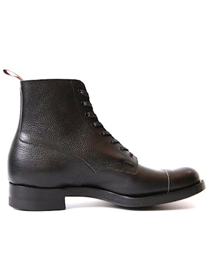 CLINCH BOOTS - Graham - Embossed French Calf Leather - Black