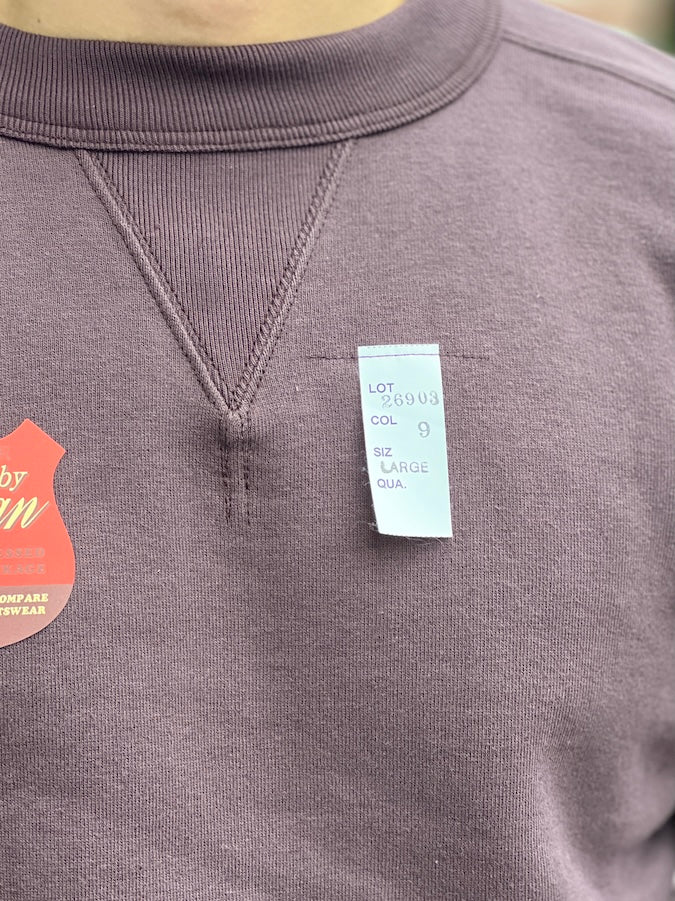 Cushman - 26903 FREEDOM SLEEVE - Heavy Loopwheeled Sweatshirt - Dark Brown