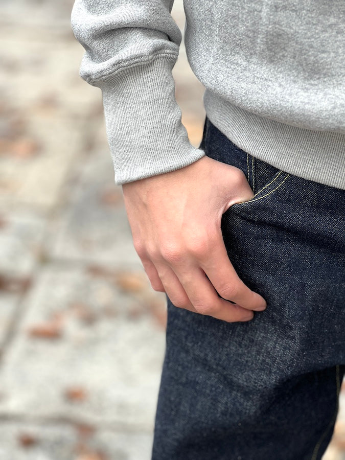 Cushman - 26903 FREEDOM SLEEVE - Heavy Loopwheeled Sweatshirt - Mix Grey