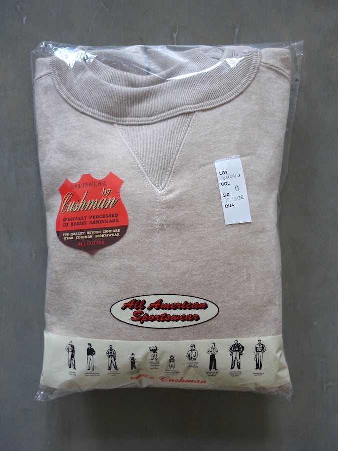 Cushman - 26903 FREEDOM SLEEVE - Heavy Loopwheeled Sweatshirt - Mix Beige