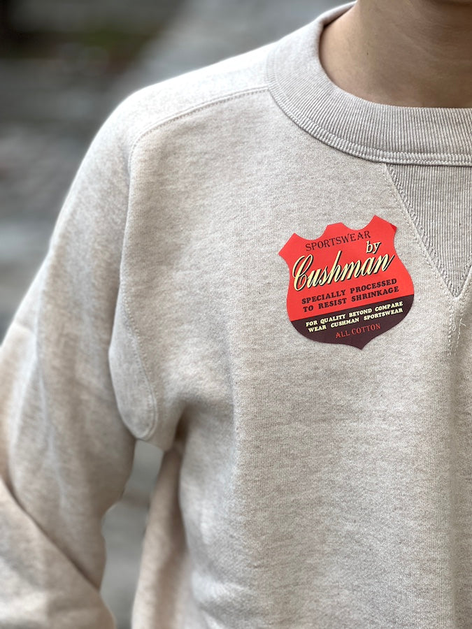 Cushman - 26903 FREEDOM SLEEVE - Heavy Loopwheeled Sweatshirt - Mix Beige