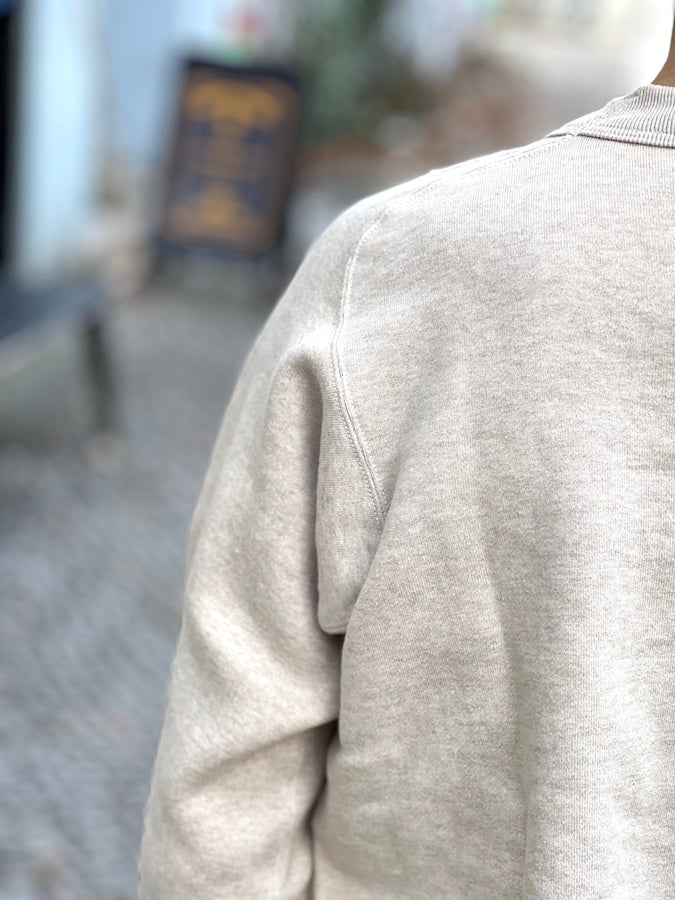 Cushman - 26903 FREEDOM SLEEVE - Heavy Loopwheeled Sweatshirt - Mix Beige