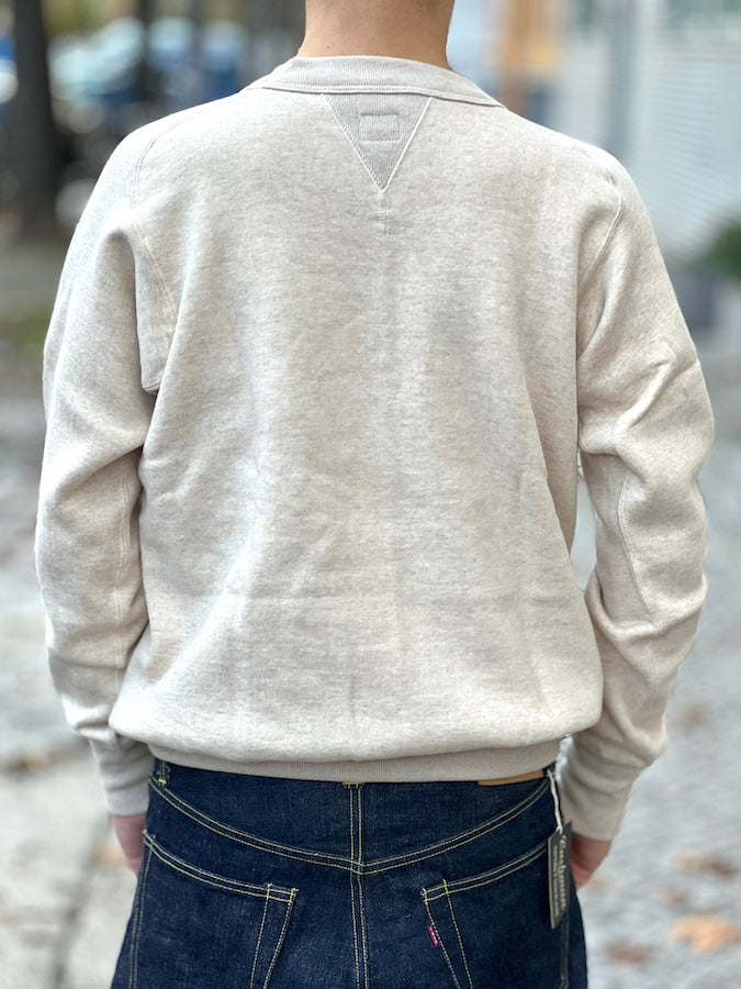 Cushman - 26903 FREEDOM SLEEVE - Heavy Loopwheeled Sweatshirt - Mix Beige