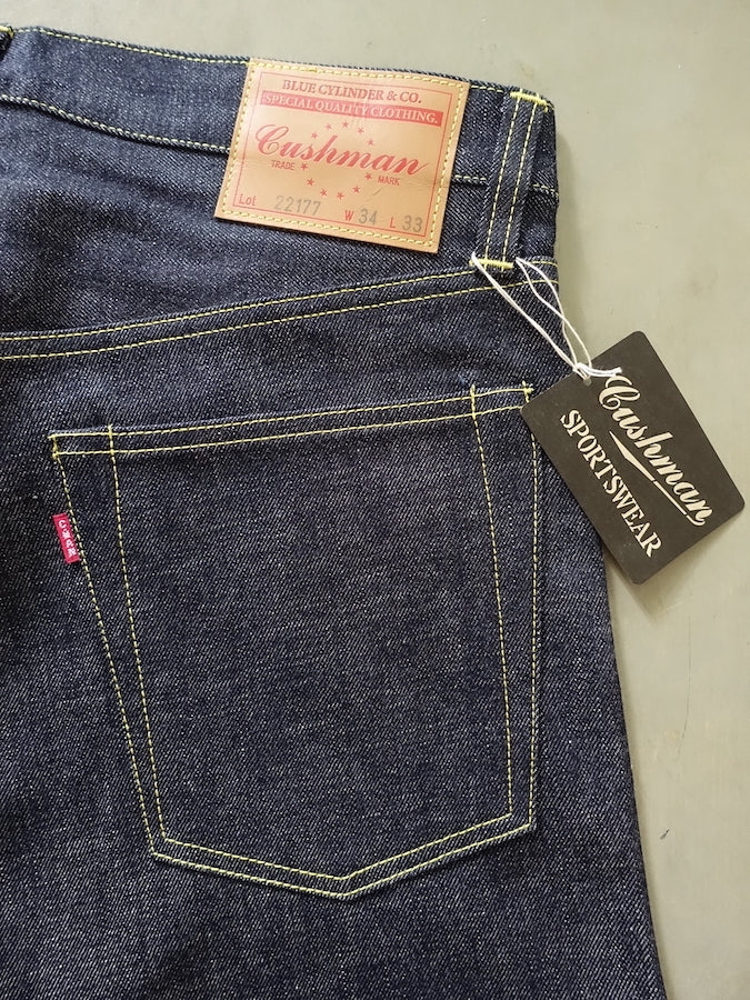 Cushman - Lot 22177 - 5 Pocket Pants - 13.5oz Selvedge Denim - Classic Straight Cut