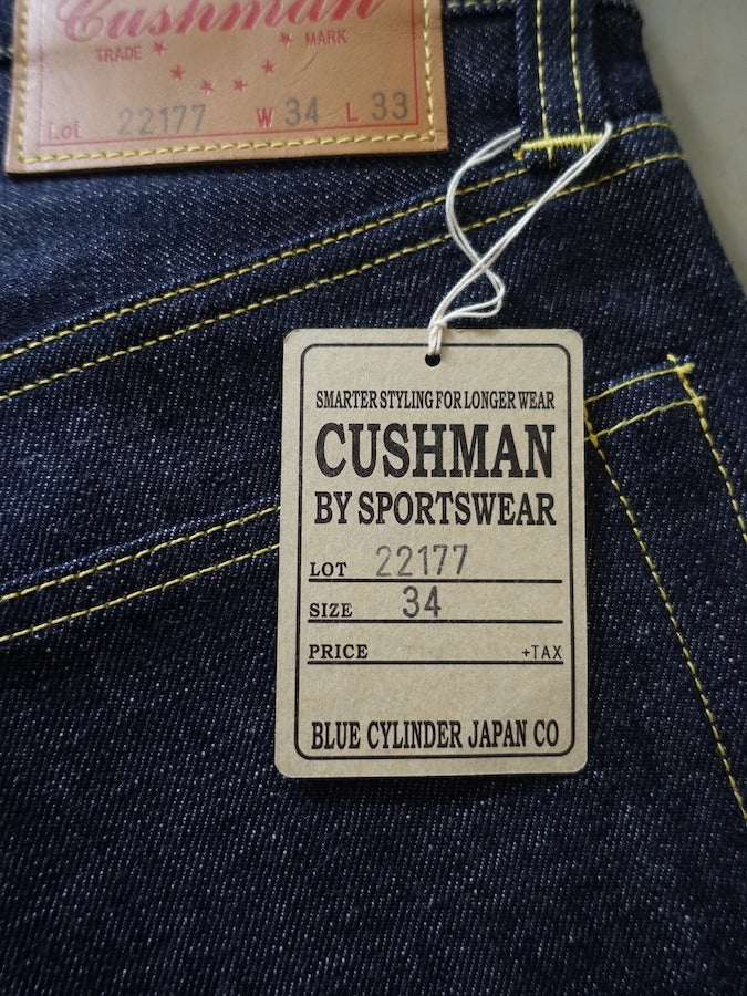 Cushman - Lot 22177 - 5 Pocket Pants - 13.5oz Selvedge Denim - Classic Straight Cut