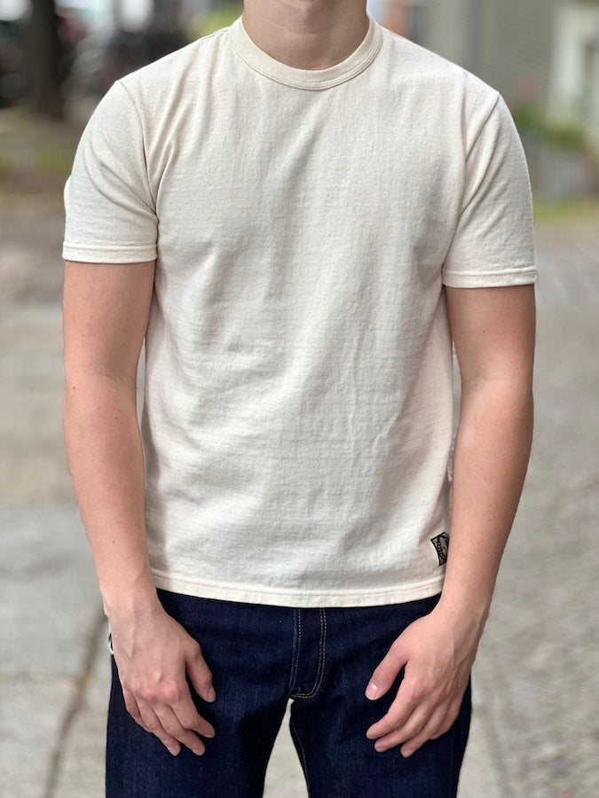 1930s Vintage Structure - 8.5oz Loopwheeled T-Shirt - Natural