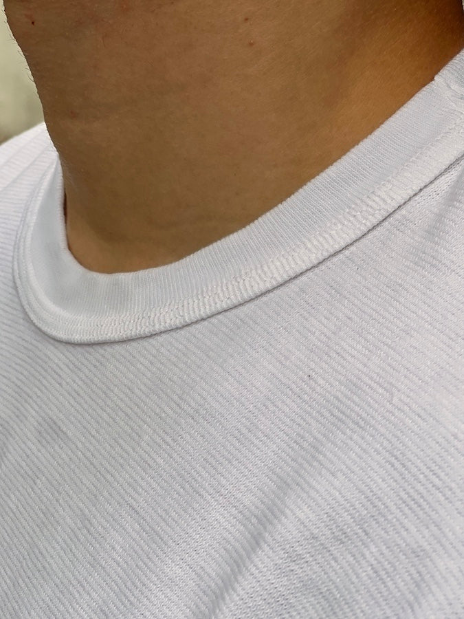 1930s Vintage Structure - 8.5oz Loopwheeled T-Shirt - White