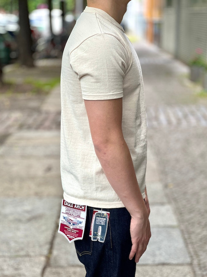 1930s Vintage Structure - 8.5oz Loopwheeled T-Shirt - White