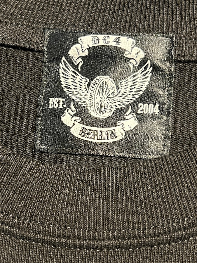 DC4 - Super Heavyweight T-Shirt *** FLYING WHEEL *** Black