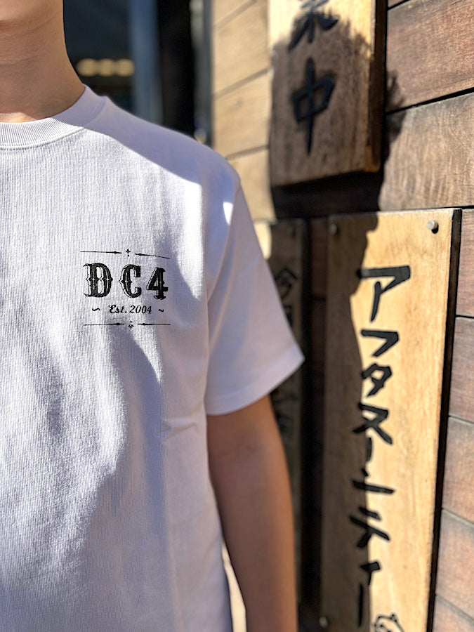 DC4 - Super Heavyweight T-Shirt *** FLYING WHEEL *** White