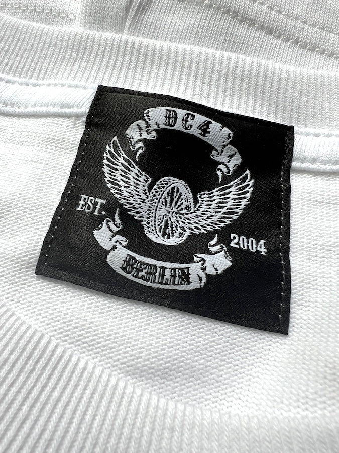 DC4 - Super Heavyweight T-Shirt *** FLYING WHEEL *** White