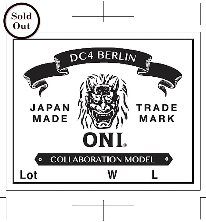 DC4 & ONI Collaboration - 20oz Black Secret Denim Tight Straight