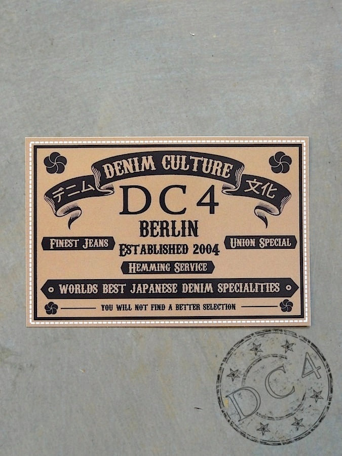DC4 Sticker ** DENIM CULTURE **