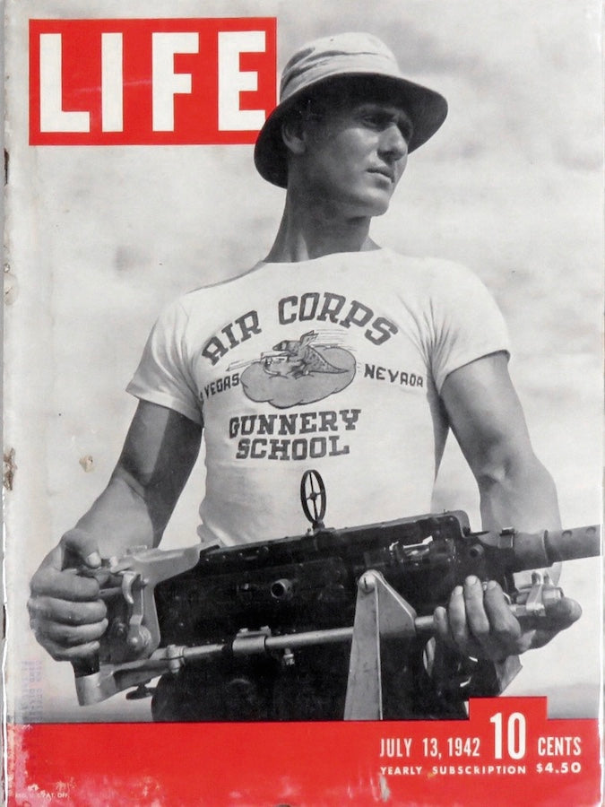 Limited "GUNNER" T-Shirt - LIFE Magazine - Black