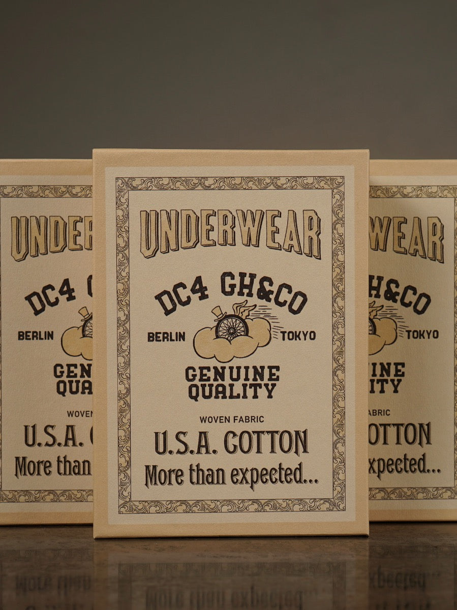 DC4 x GLAD HAND & Co. " LIMITED COLLABORATION BOXER SHORTS " - White