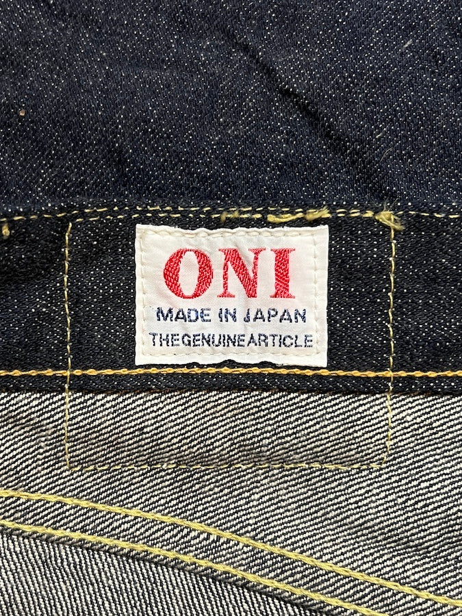 DC4 x ONI Denim "20th Anniversary" Limited Collaboration - 16.5oz Natural Indigo Denim - Lot.244 Custom Straight