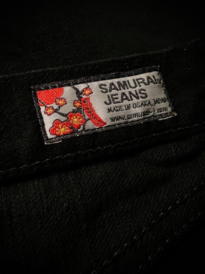 Super Limited Collaboration Jeans - 17oz BLACK x BLACK Selvedge Denim - Straight Cut