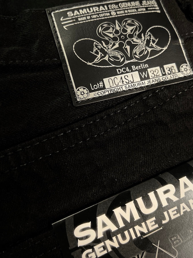 Super Limited Collaboration Jeans - 17oz BLACK x BLACK Selvedge Denim - Straight Cut