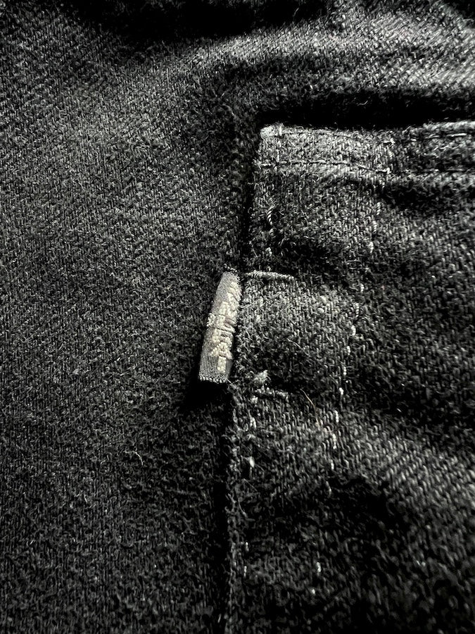 Super Limited Collaboration Jeans - 17oz BLACK x BLACK Selvedge Denim - Straight Cut